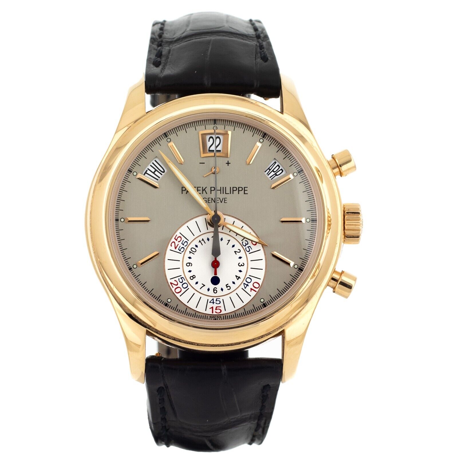 Patek Philippe Annual Calendar Chronograph Rose Gold Case