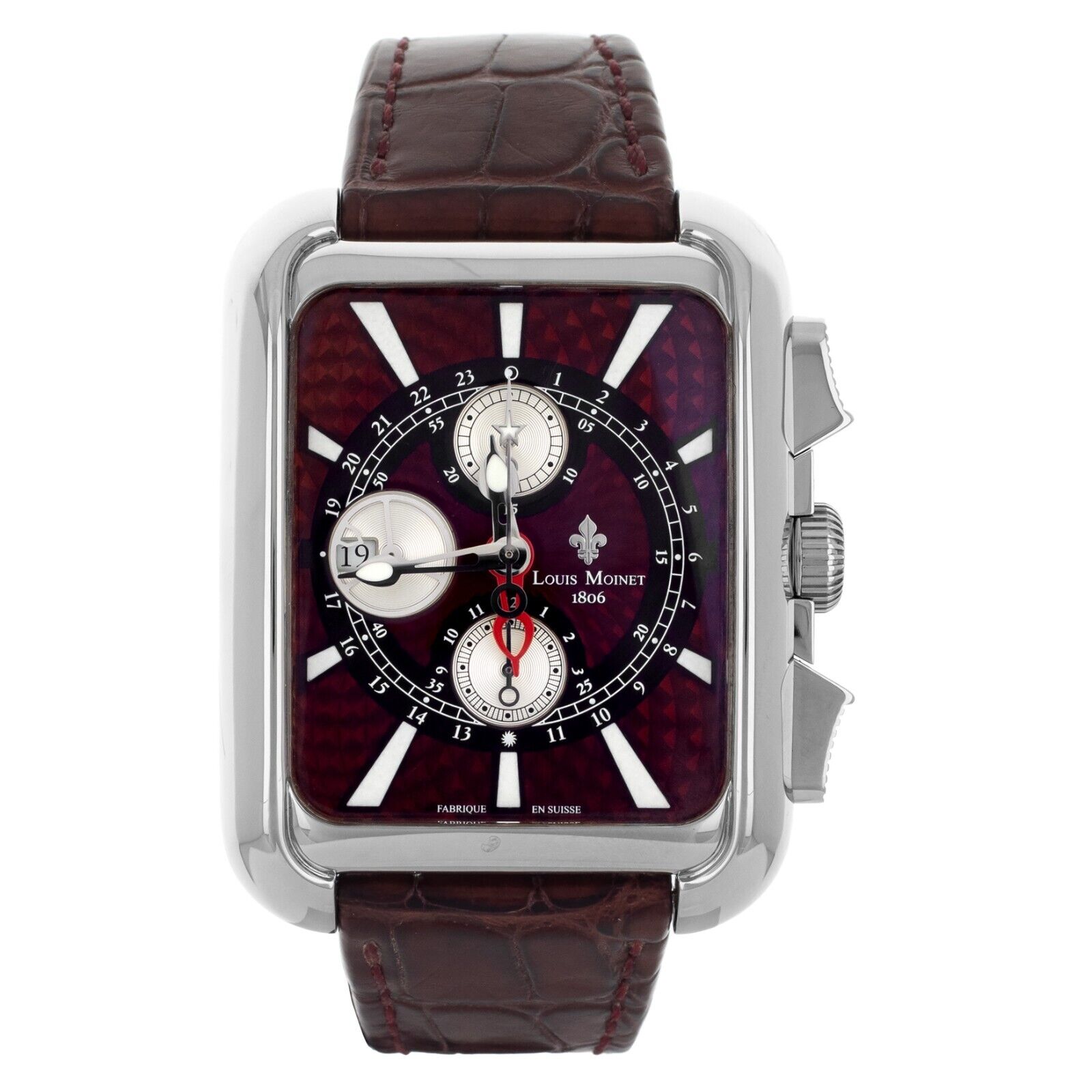 Louis Moinet Twintech Chronograph GMT Red Watch