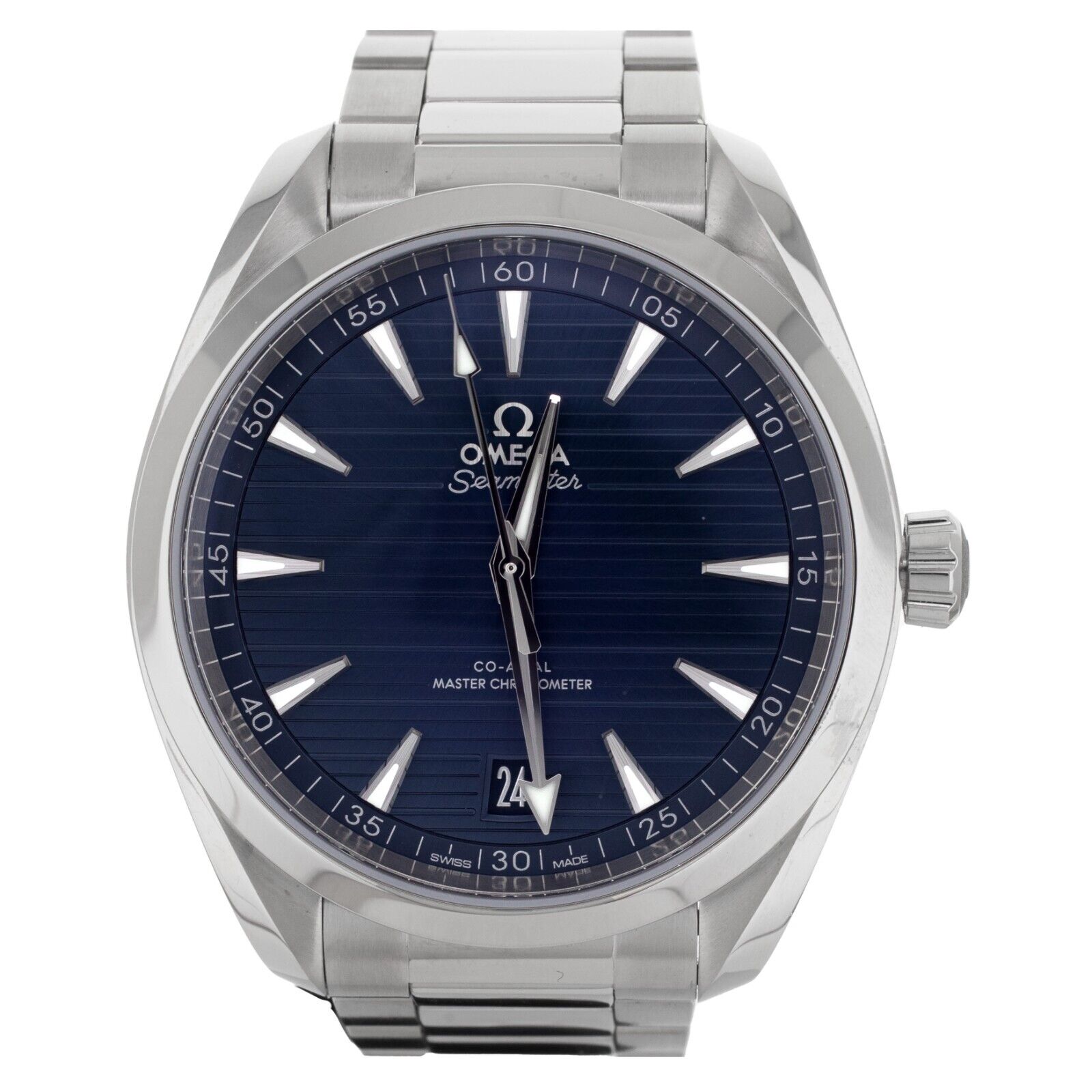 Omega Seamaster Aqua Terra Blue Dial Bracelet