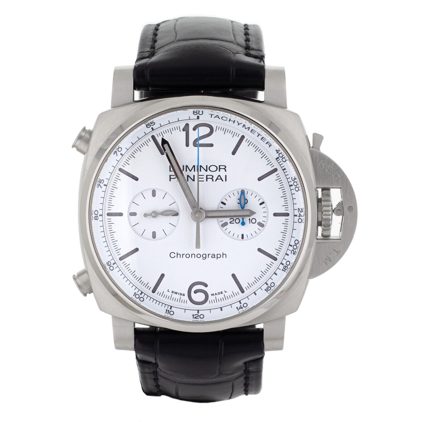 Panerai Luminor Chrono Stainless Steel White Dial