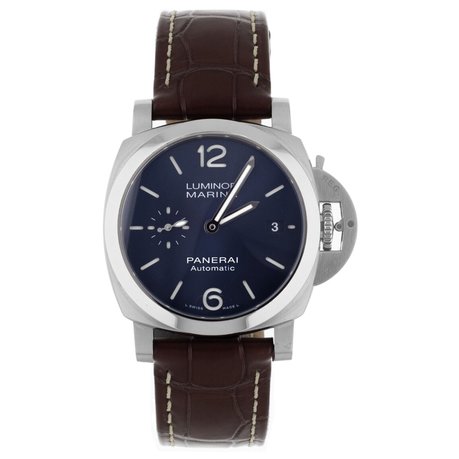 Panerai Luminor Quaranta Blue Dial Stainless Steel