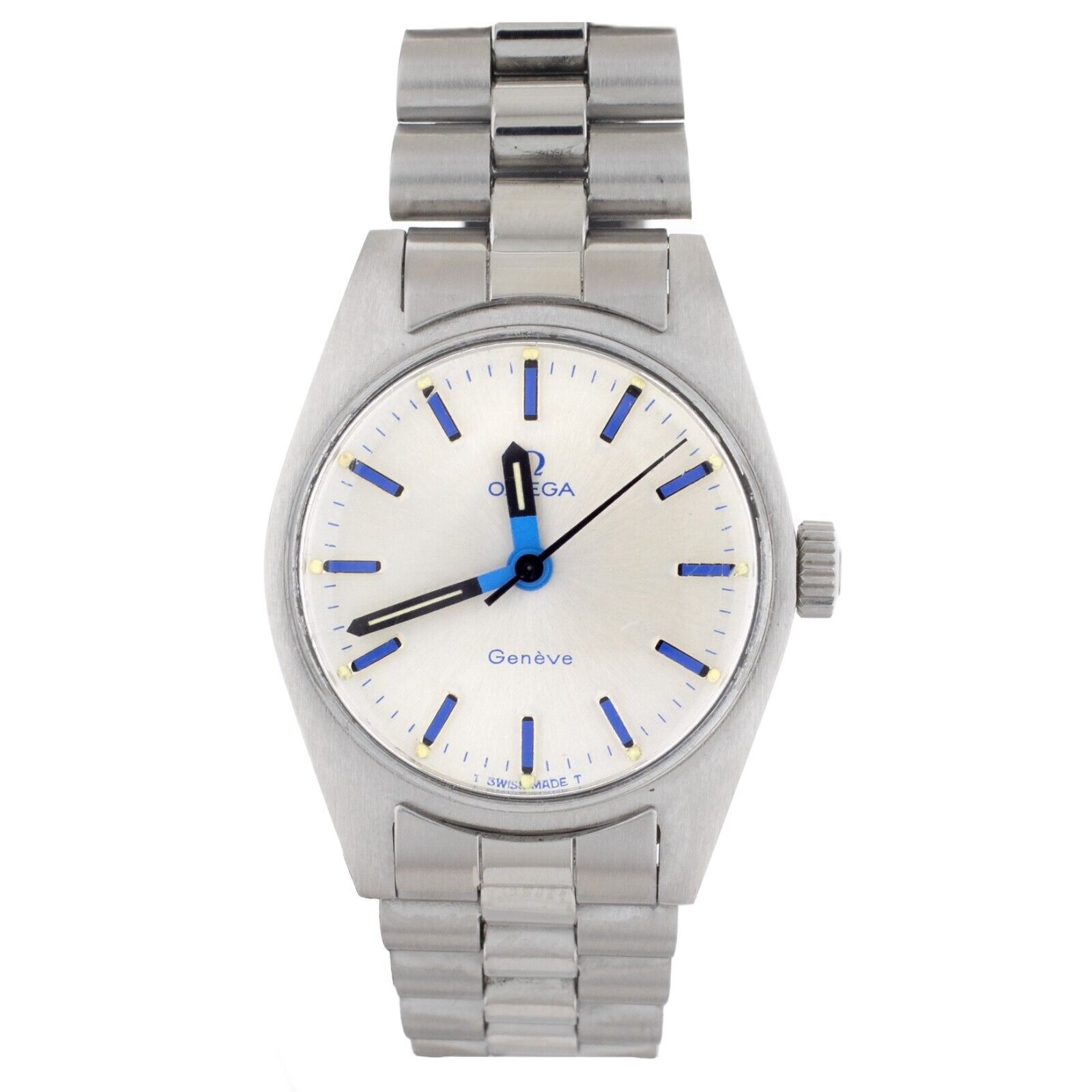 Vintage Omega Ladies Geneve 26mm Stainless Steel Quartz