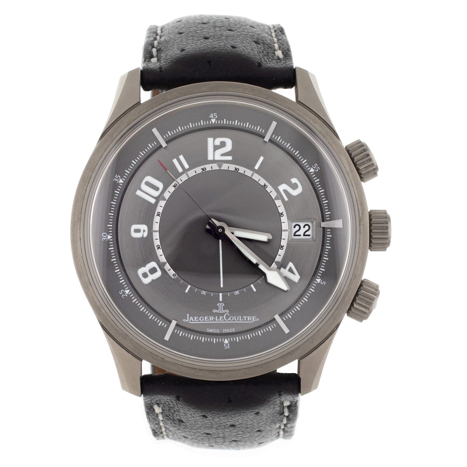 Jaeger LeCoultre Aston Martin Amvox Silver Dial Steel   Full Set