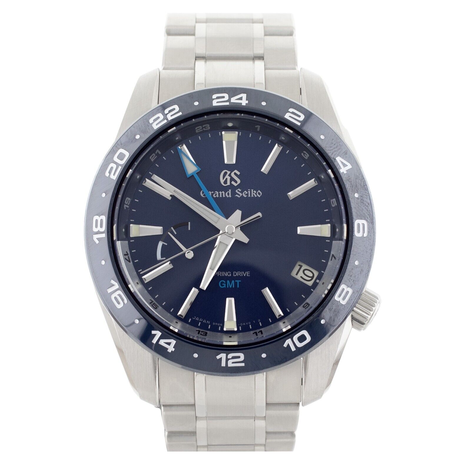 Grand Seiko Sport Collection GMT Stainless Steel Blue Dial