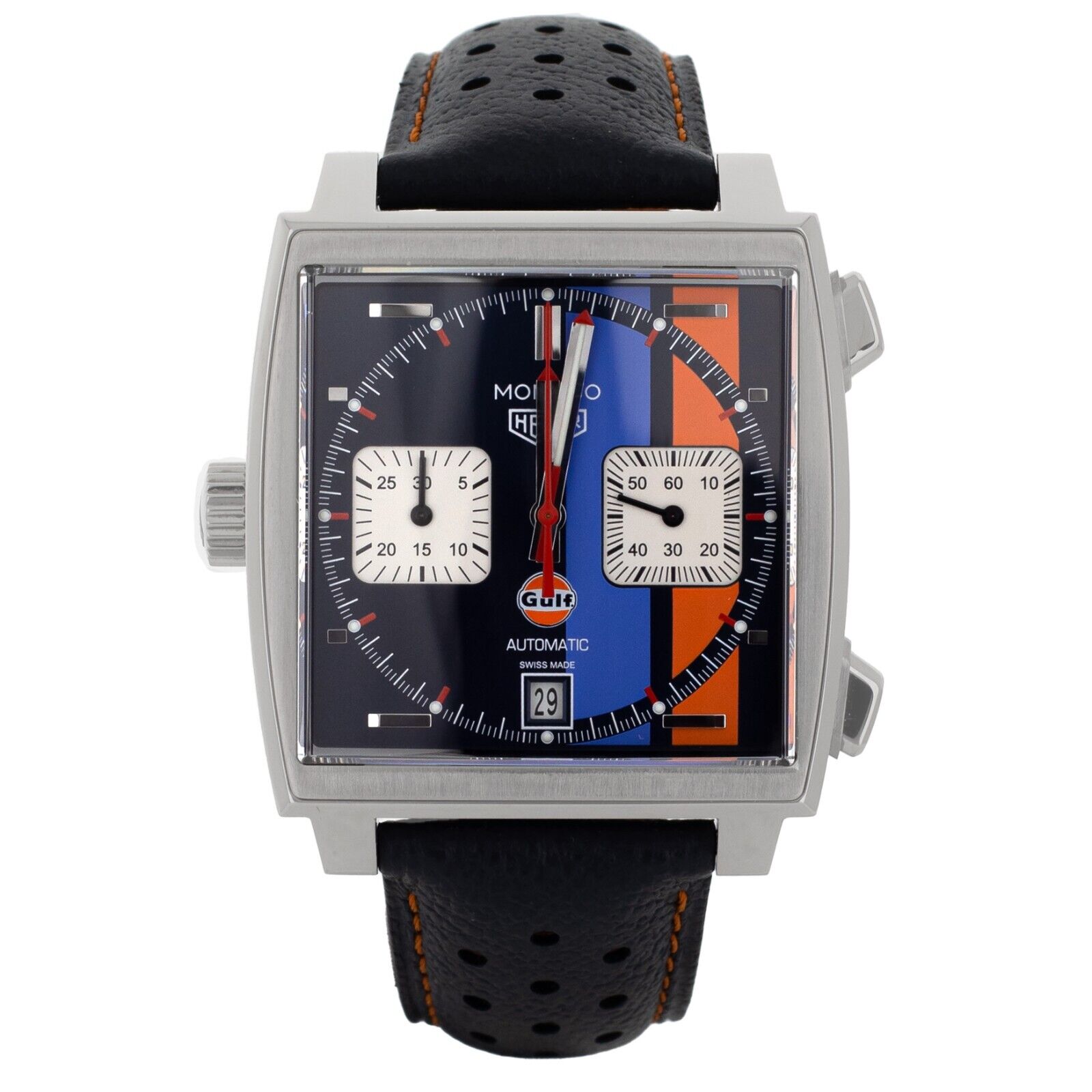Tag Heuer Monaco X Gulf Stainless Steel Blue Dial 39mm