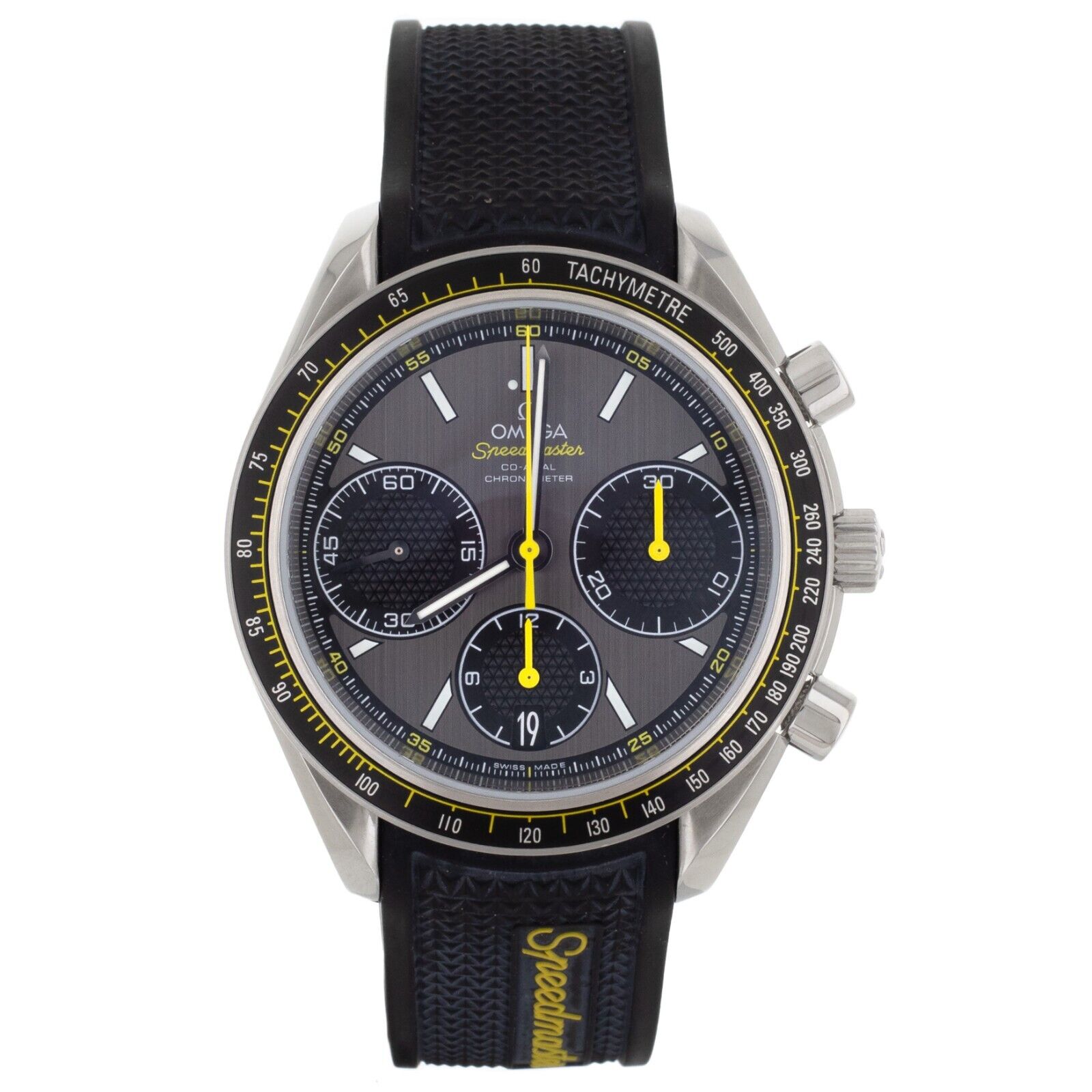 Omega Speedmaster Racing Stainless Steel Gray Rubber