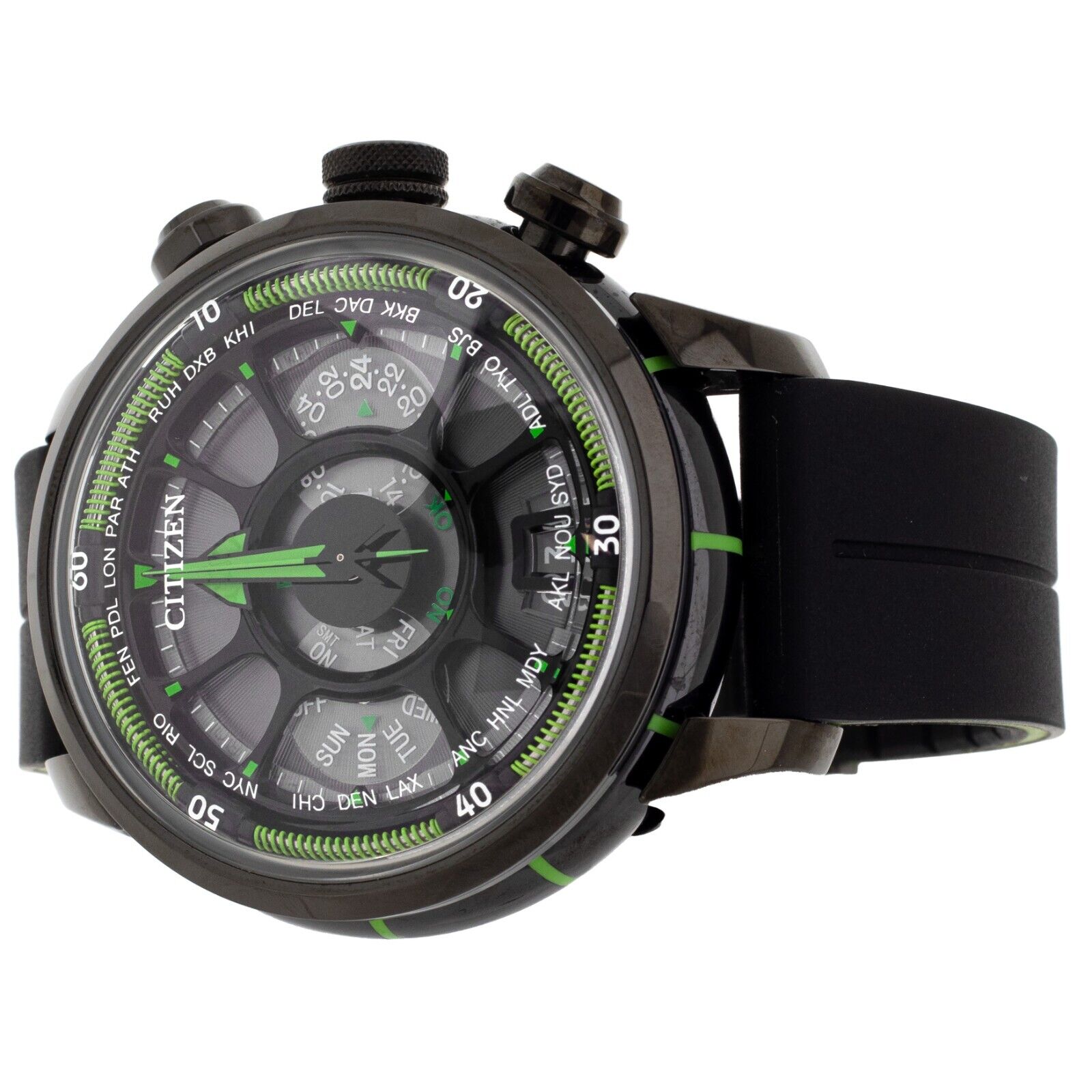 Citizen Satellite Wave Eco-Drive Ceramic 48mm Automatic Full Set
