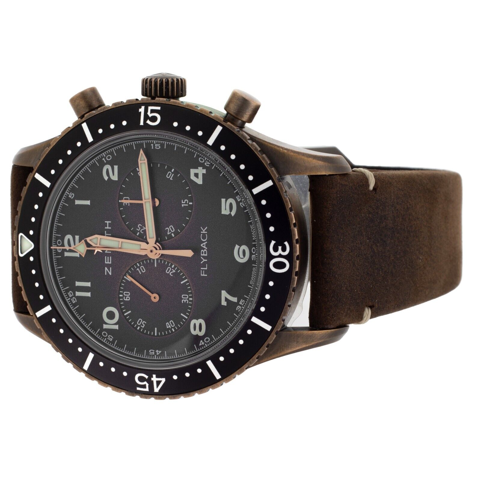 ゼクロム　CP2 Zenith Pilot Cronometro Tipo CP-2 Bronze Brown Dial | Zenith | Buy