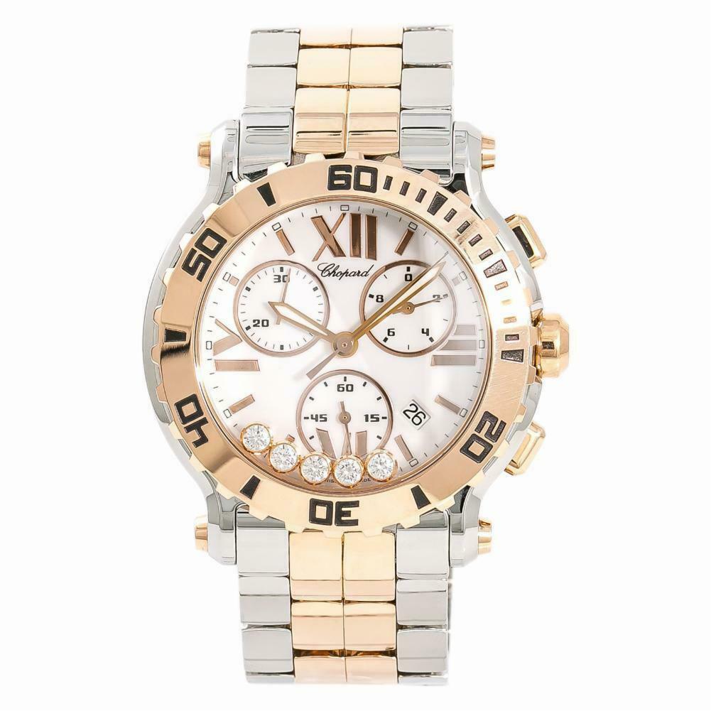 Chopard Happy Sport 288499-6002 Womens Quartz Watch With Box  Papers 42mm