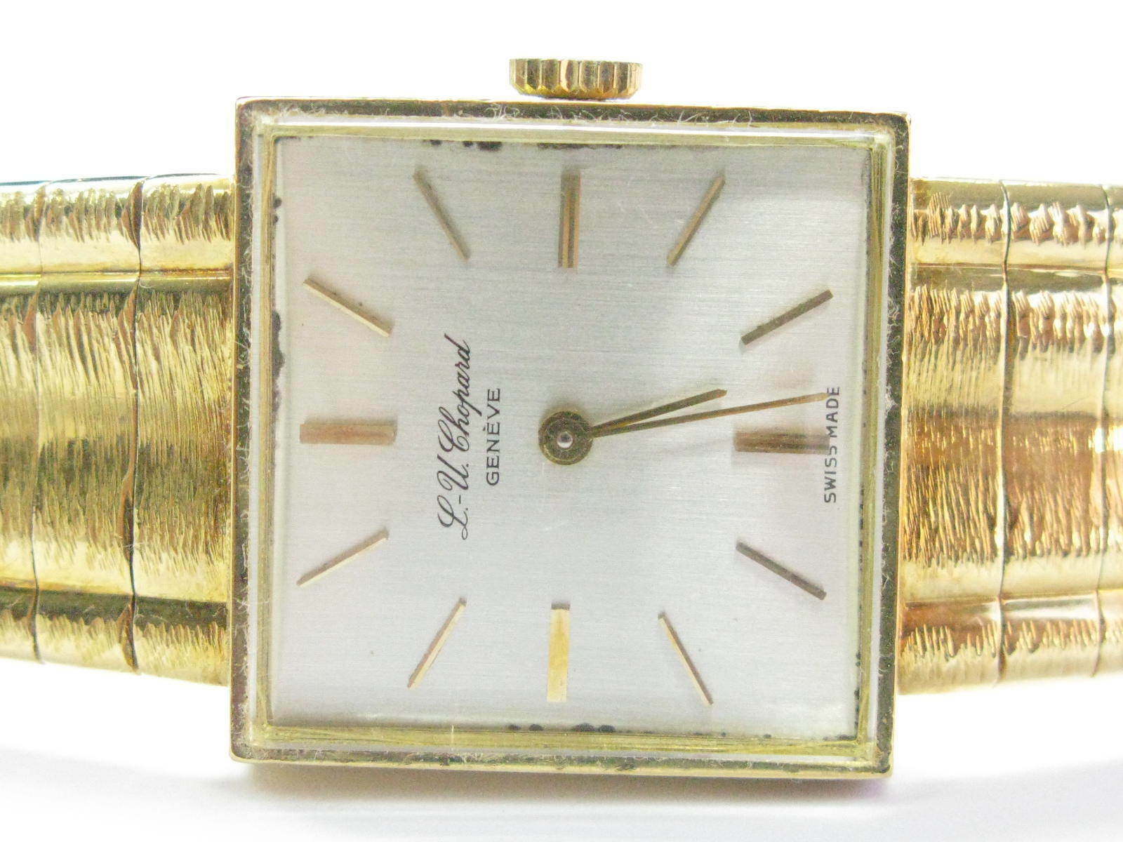 Chopard 18Kt Vintage SOLID Yellow Gold Watch 6.75" 20mm x 20mm
