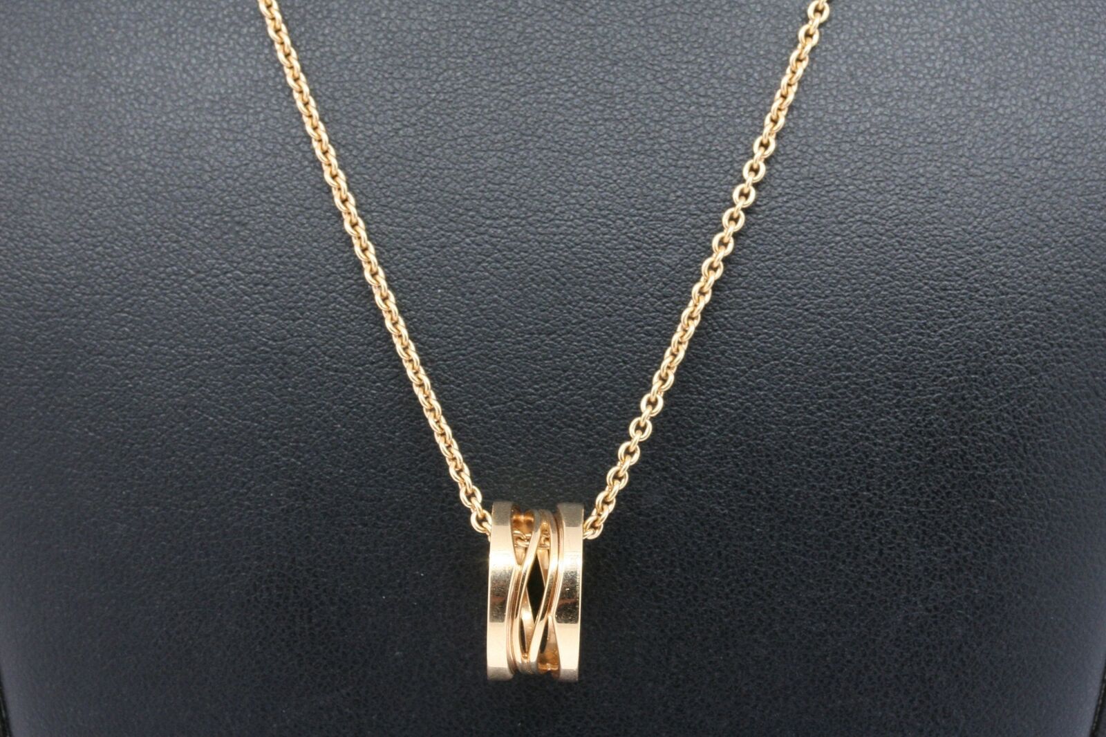 Bvlgari Bulgari B.zero1 Design Legend Pendant 18k Rose Gold Necklace New $3450