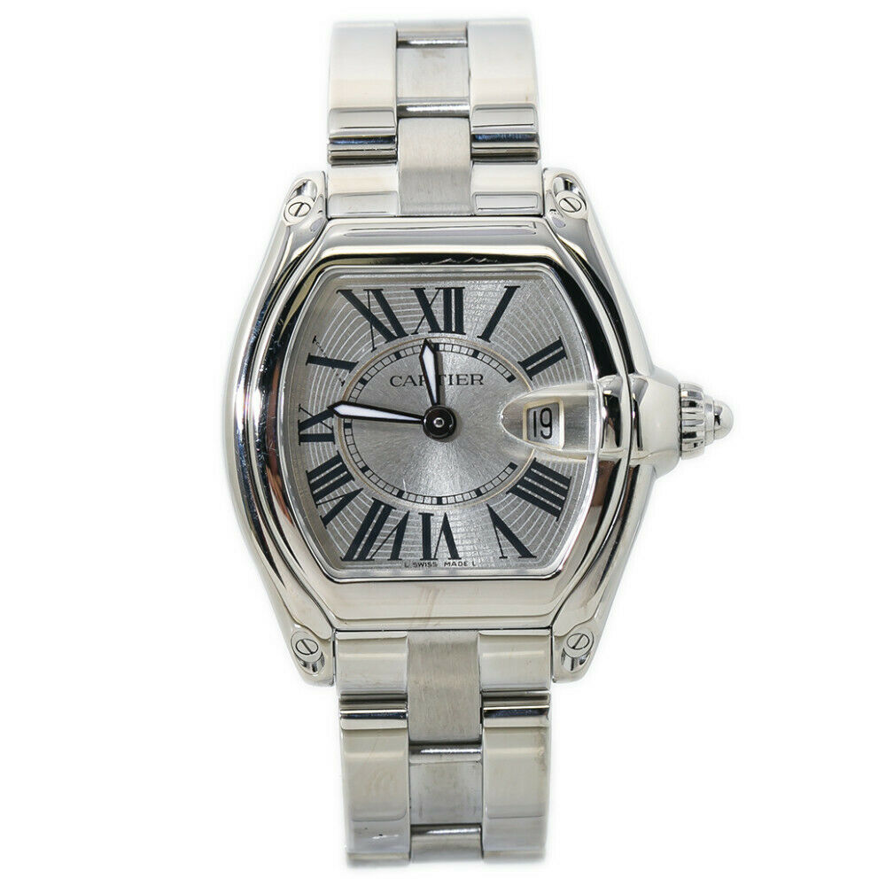 Cartier Roadster 2675 Stainless Steel Ladies Quartz Watch 31MM