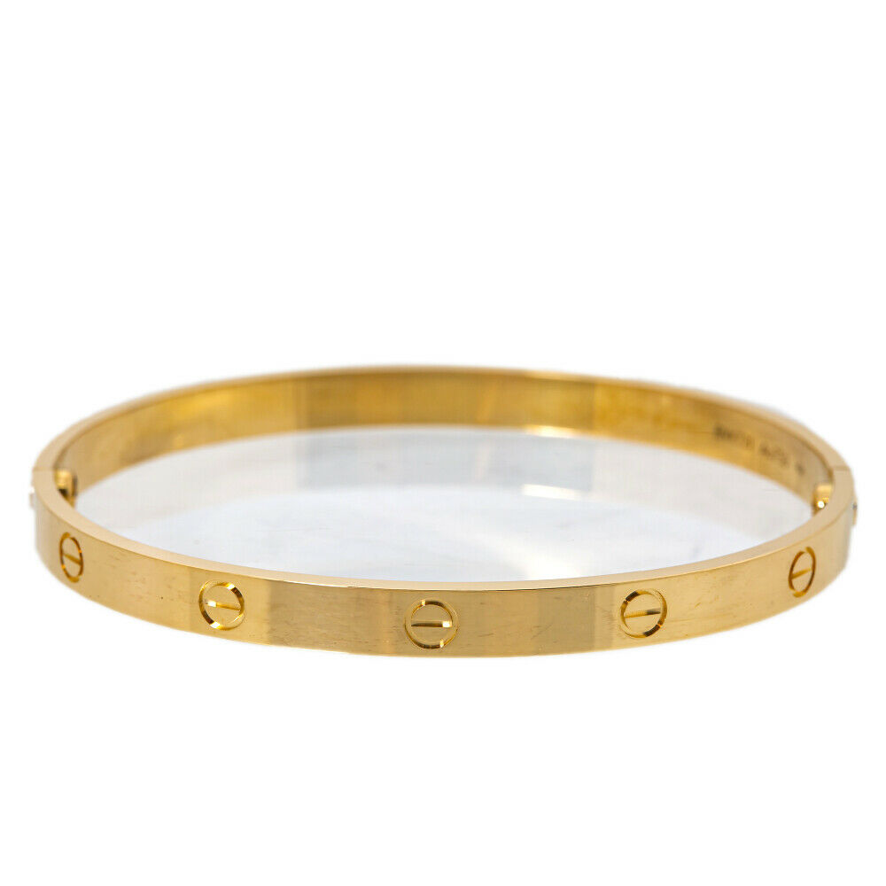 Cartier Bangle 18k Yellow Gold Cartier Love Bangle 21"