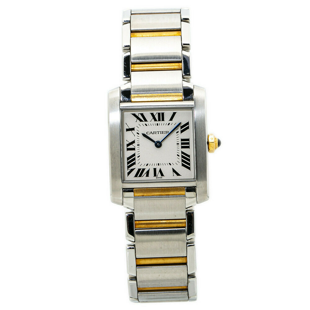 Cartier Tank Francaise 2301/W2TA0003 18K Two Tone Midsize Quartz Watch