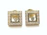 Chopard 18K Yellow Gold Large Happy Diamond Earrings 0.68CT