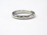 Tiffany & Co Platinum Elsa Peretti Diamond Band Ring Size 4