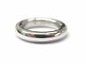 Tiffany  Co 18Kt Lucida Band Ring 4mm White Gold Size 3.25