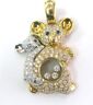 Chopard 18Kt Mother Daughter Bear Diamond Pendant