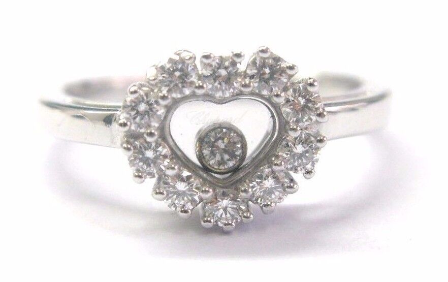 Chopard Happy Diamond Heart Ring White Gold