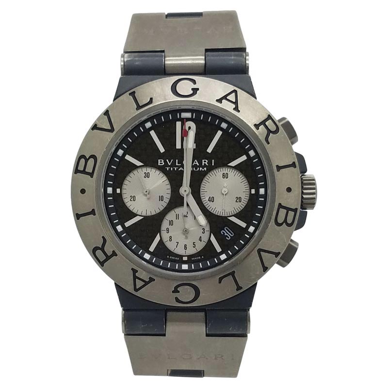 Bulgari Diagono Ti44tach 44mm Mens Watch