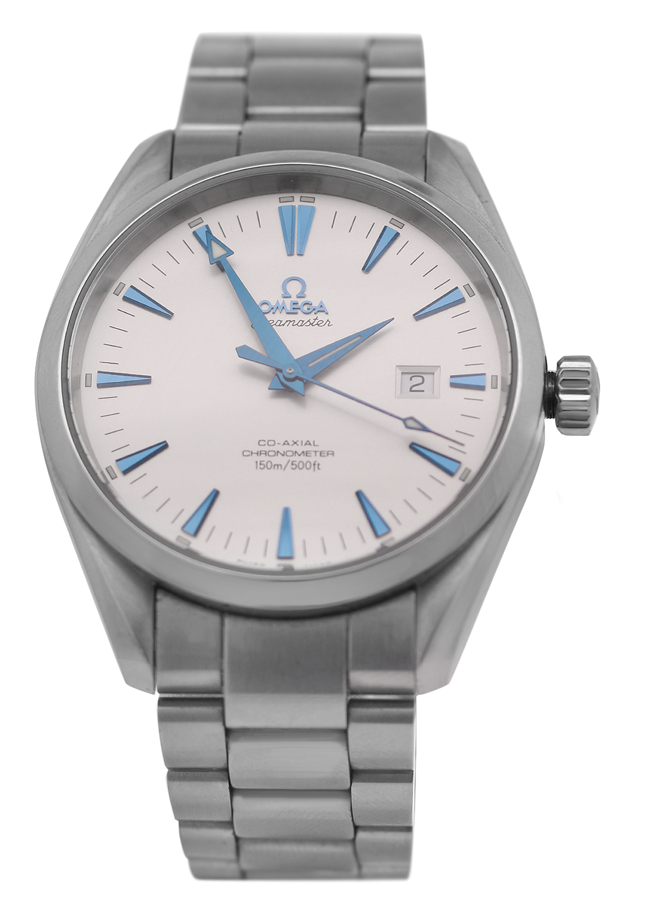 OMEGA Seamaster Aqua Terra White Shell Dial Automatic Men's Watch
