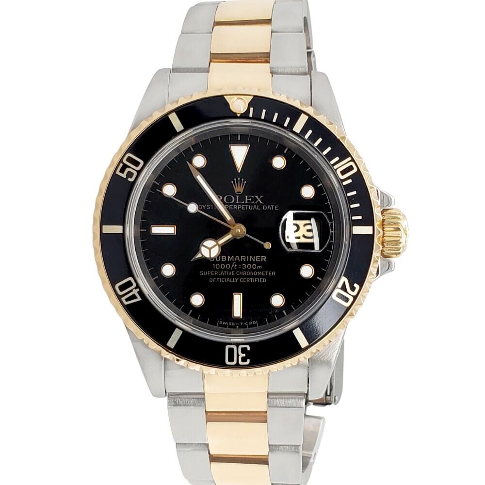 Rolex Submariner Date 40mm Black Dial Yellow Gold/Steel Watch