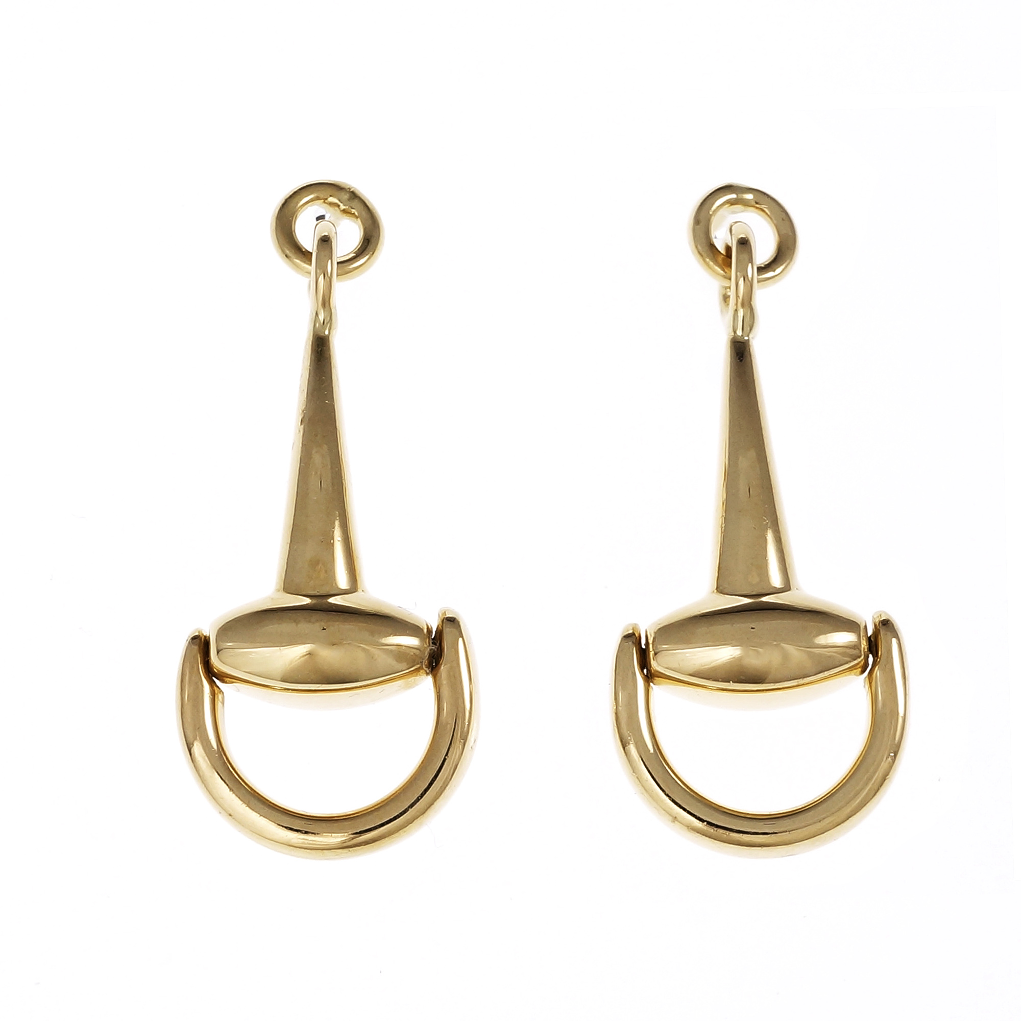 Roberto Coin 14K Yellow Gold Ruby Cheval Earrings 