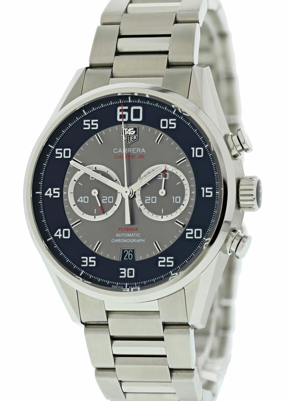 Tag Heuer Carrera Flyback Chronograph CAR2B10 Mens Watch