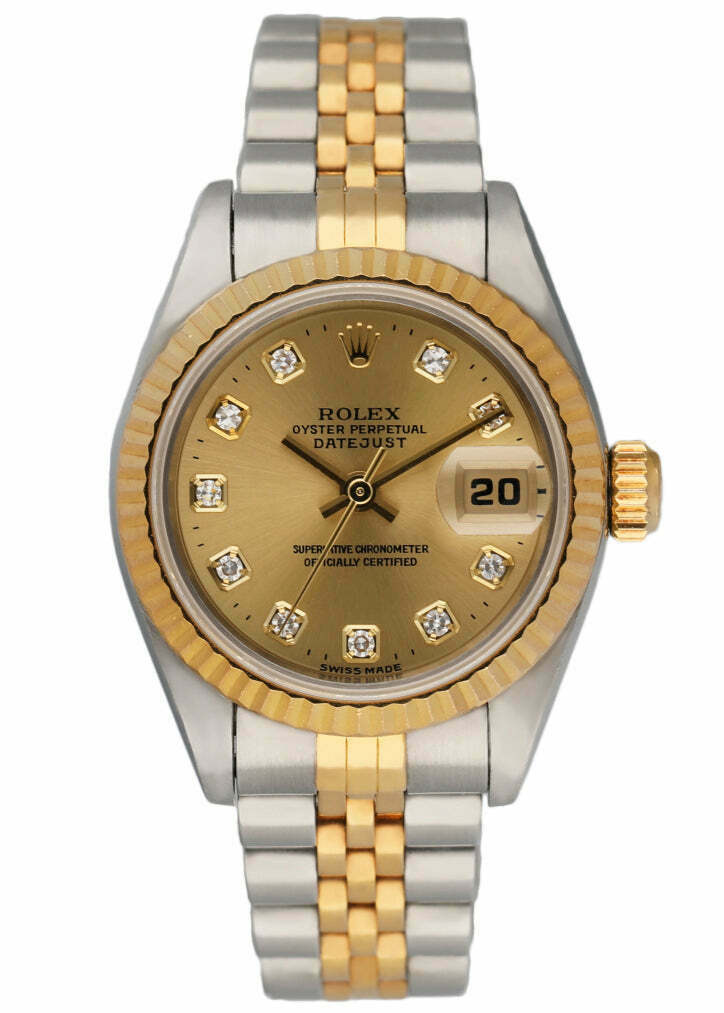 Rolex Datejust  Diamond Dial Ladies Watch