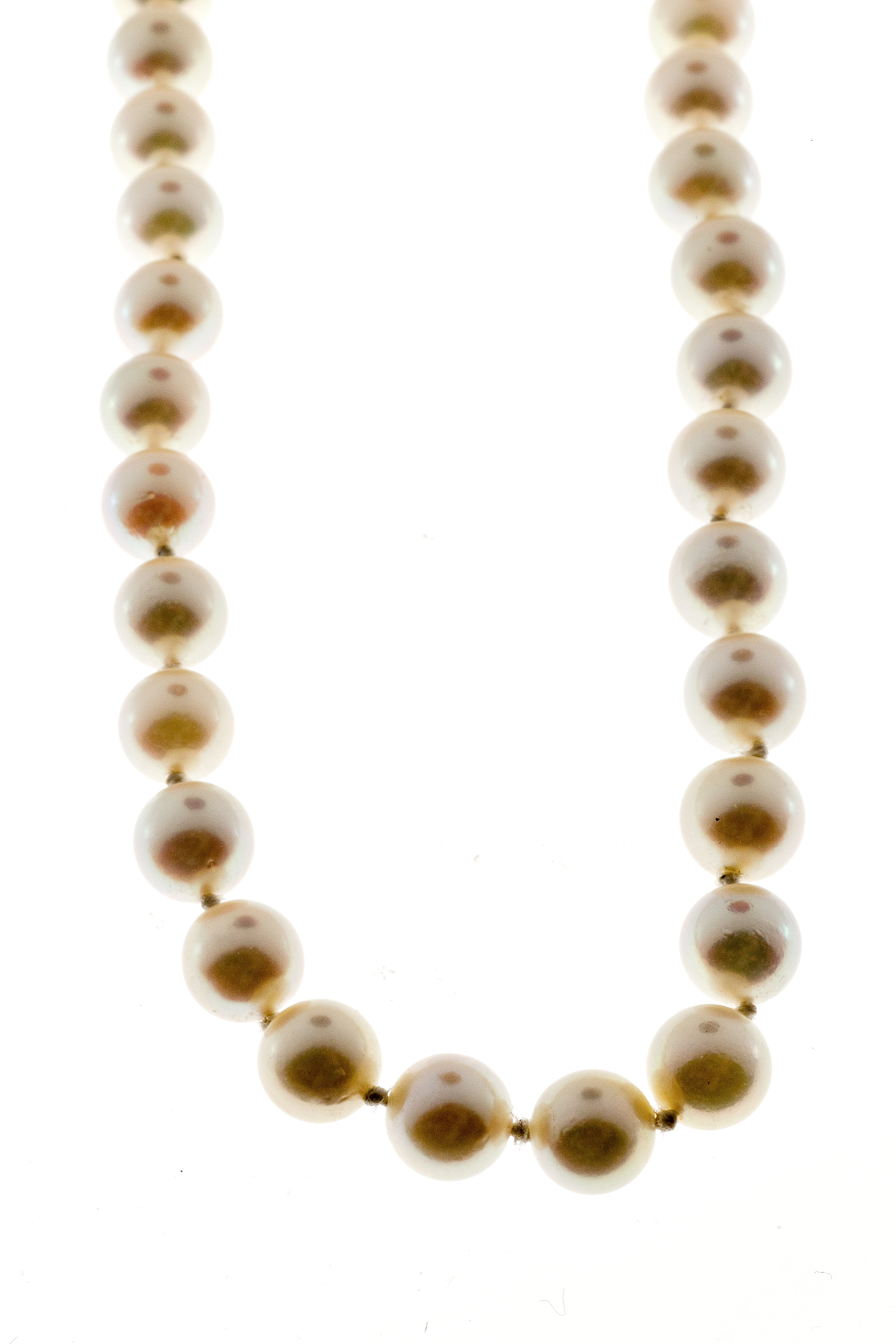 14K Yellow Gold with Pearl Strand Necklace