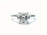 Tiffany  Co Platinum Emerald Cut Diamond Engagement Ring 1.61Ct F-VVS2