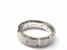Fine LEGACY 18kt Diamond Square White Gold Wedding Band Size 9