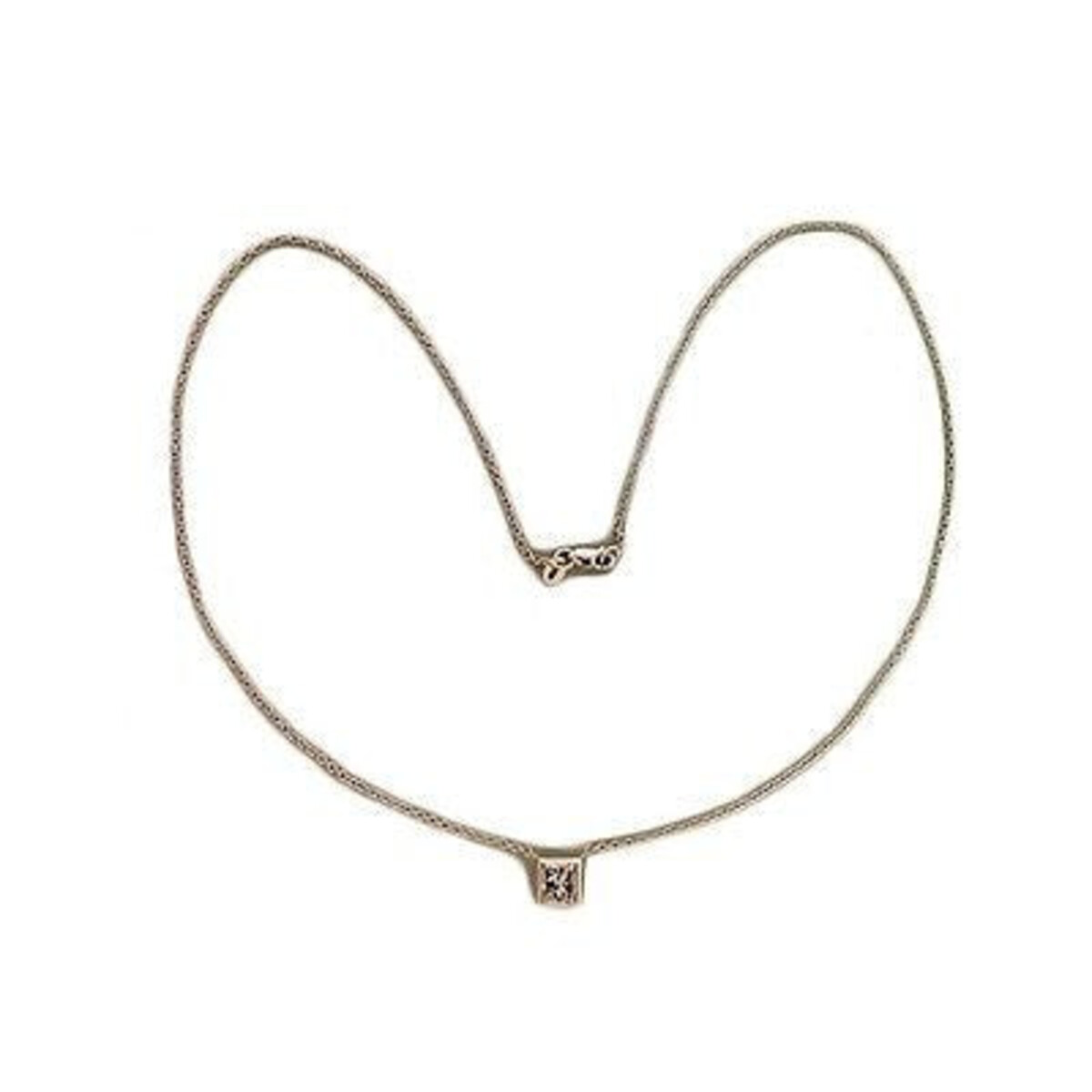Vintage 0.93 Cttw Diamond Necklace