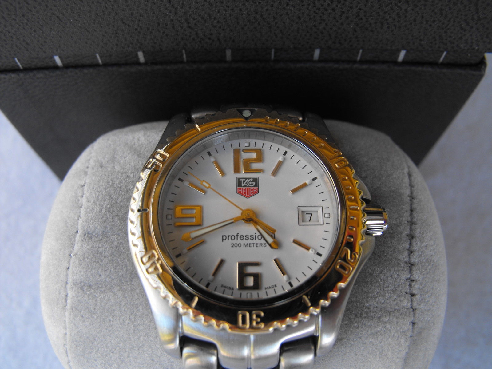 TAG HEUER LINK WT1250.BD0555 18K GOLD QUARTZ CLASSIC MIDSIZE SWISS