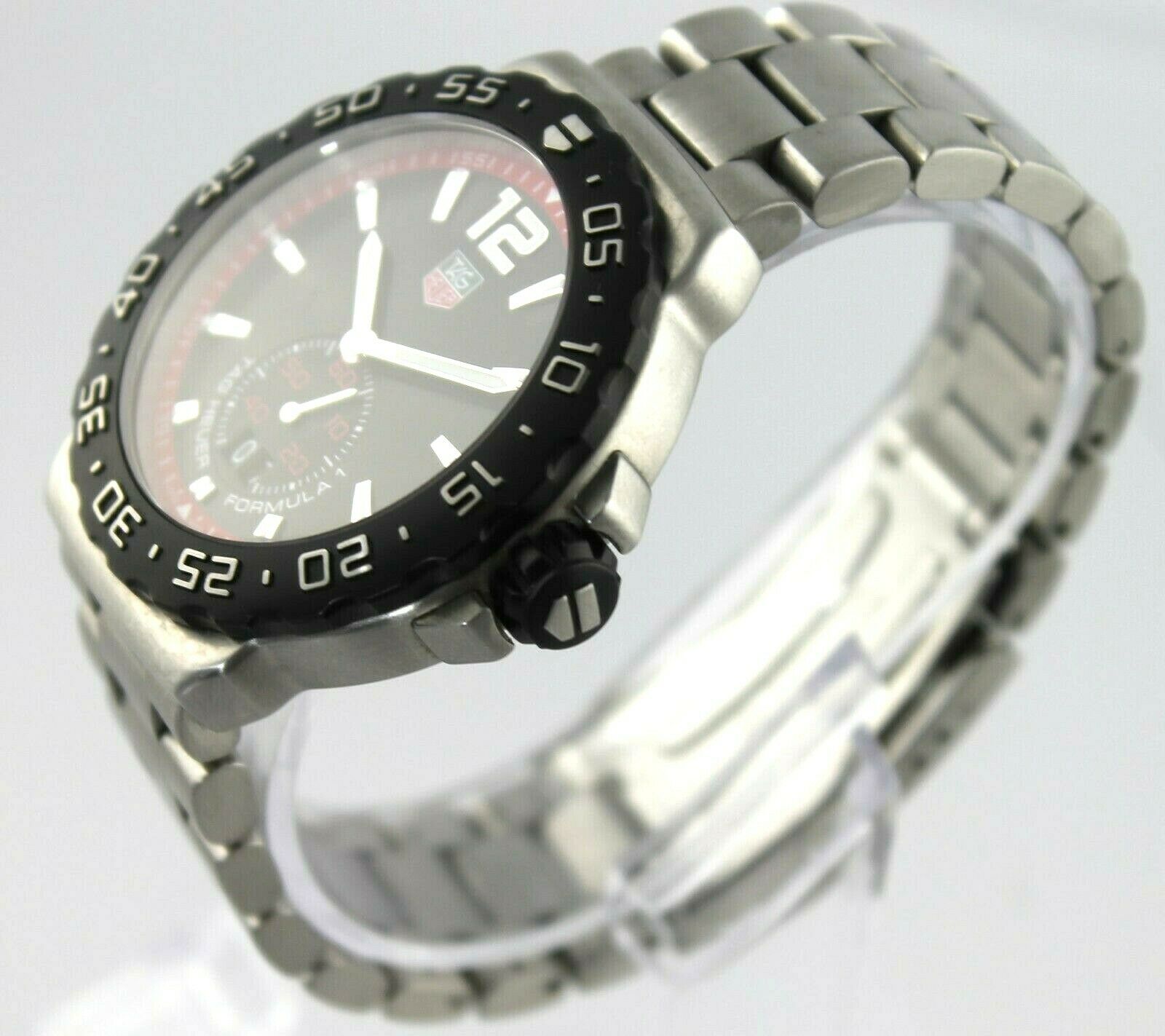 TAG HEUER FORMULA 1 WAU1114.BA0858 GRANDE DATE QUARTZ MENS BLACK