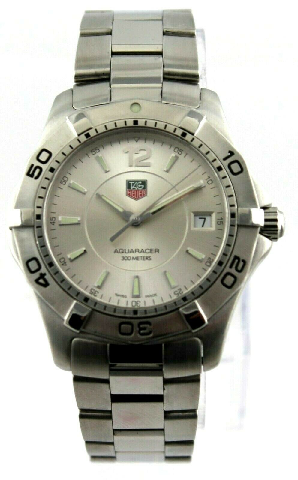 TAG HEUER AQUARACER WAF1112.BA0801 SWISS QUARTZ SILVER MENS