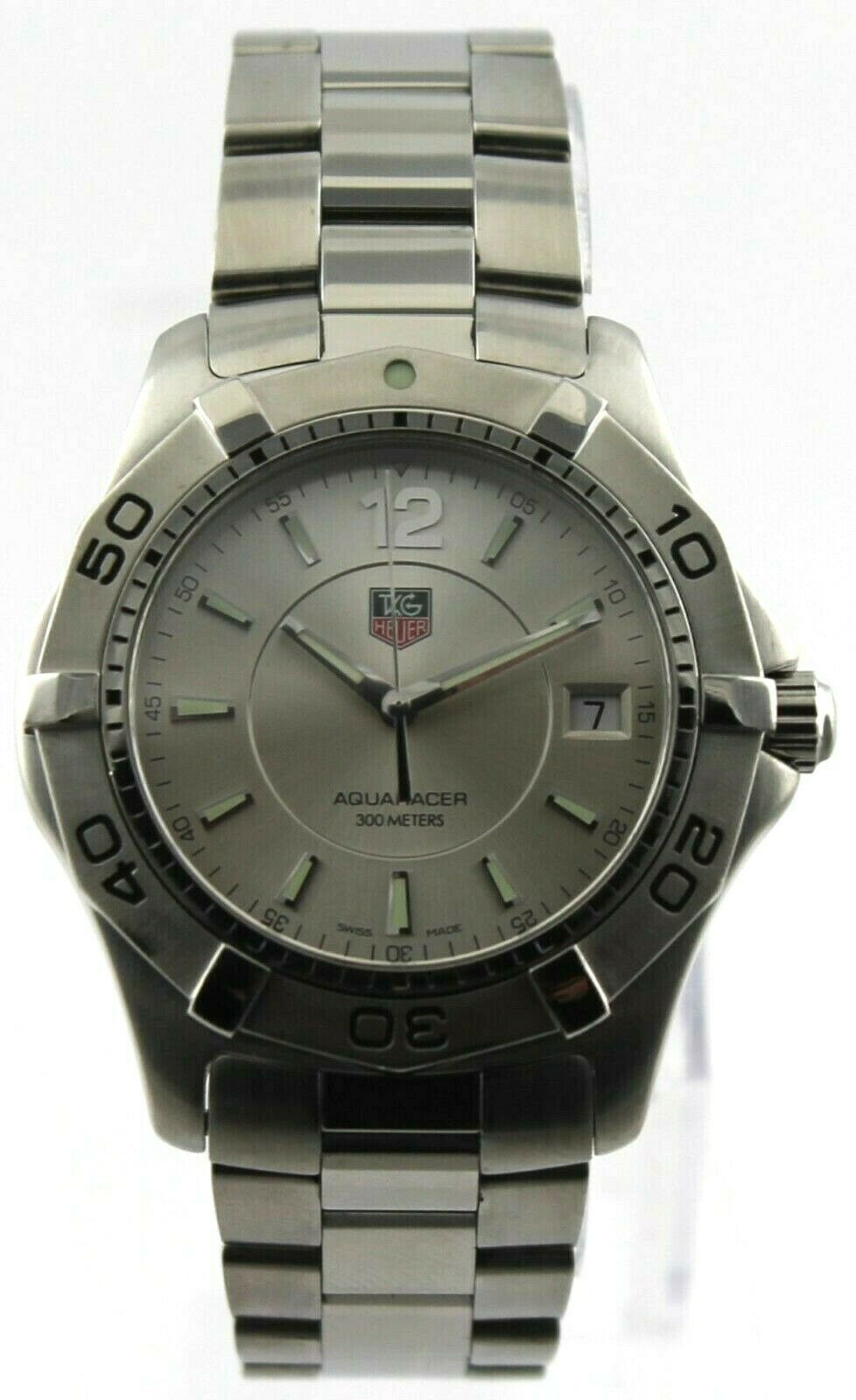 TAG HEUER AQUARACER WAF1112.BA0801 SWISS QUARTZ SILVER MENS