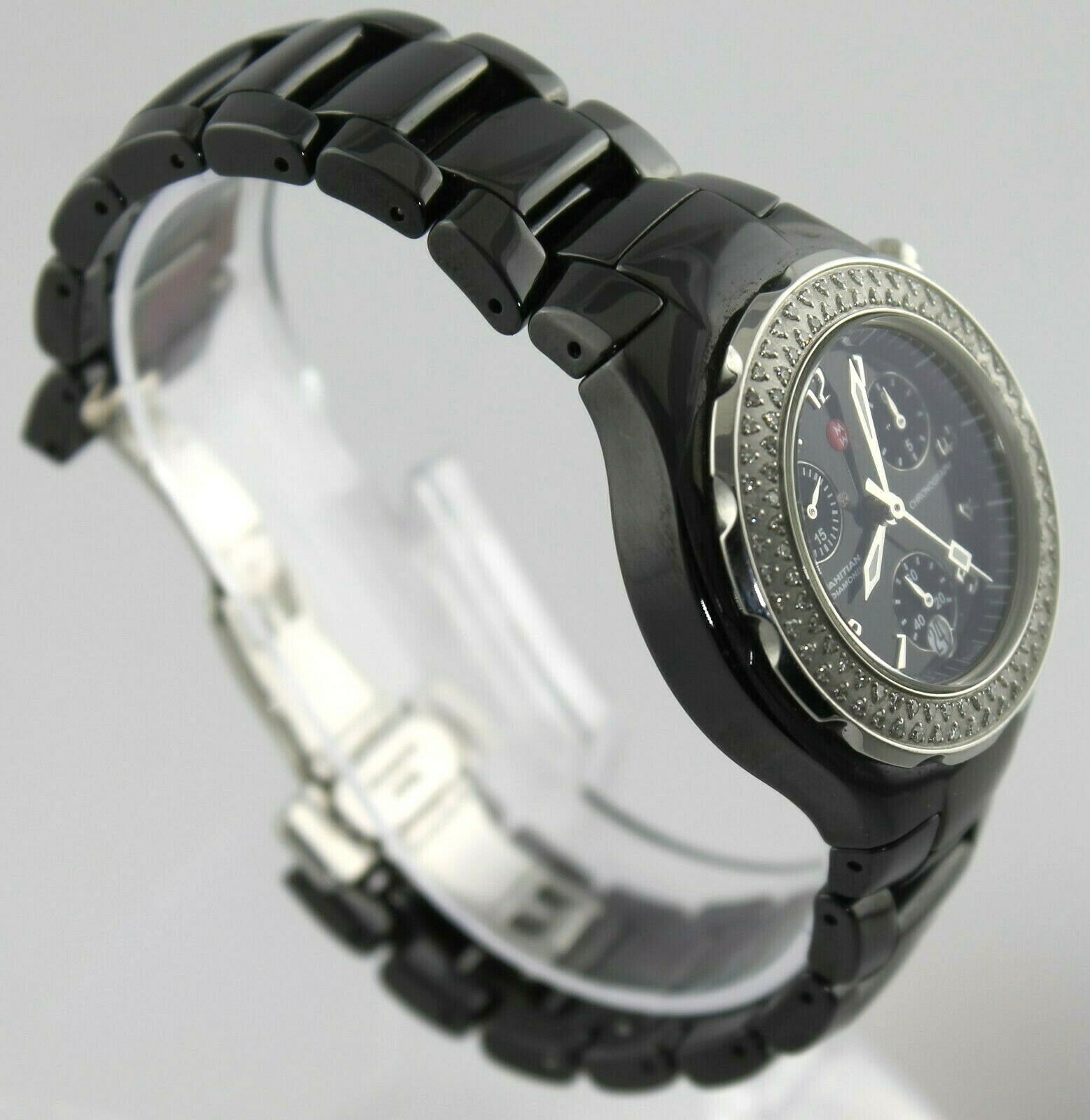 Michele Tahitian Ceramic Watch Ceramic watch Michele Black in Ceramic - 30163525 main image 2