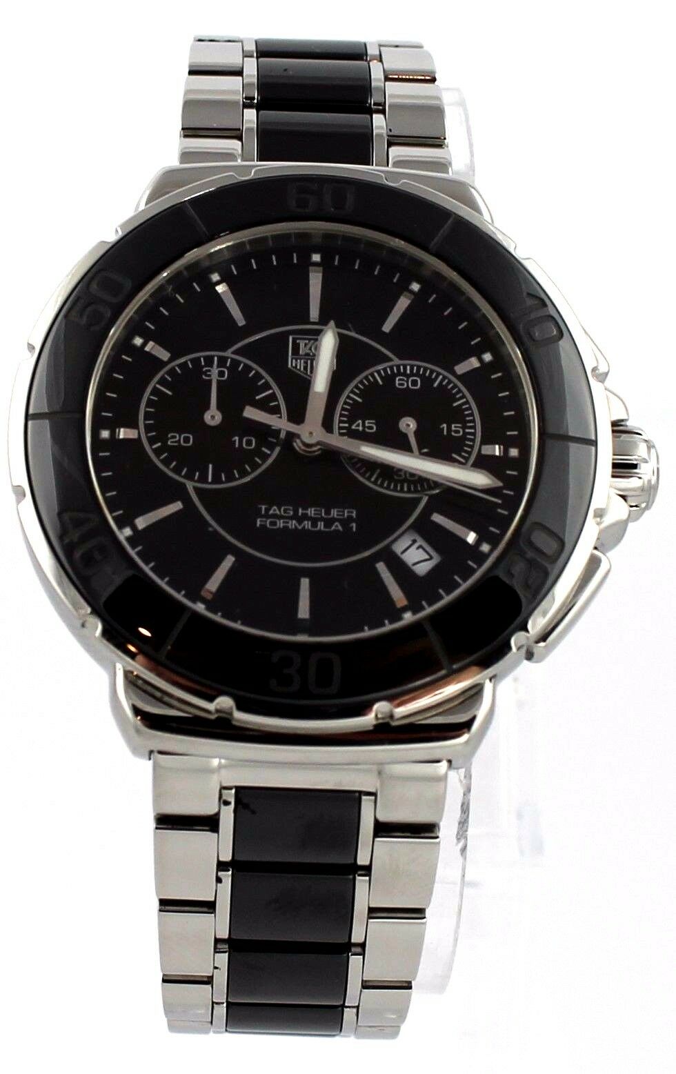 TAG HEUER FORMULA 1 CAH1210.BA0862 BLACK CERAMIC QUARTZ  display picture 3