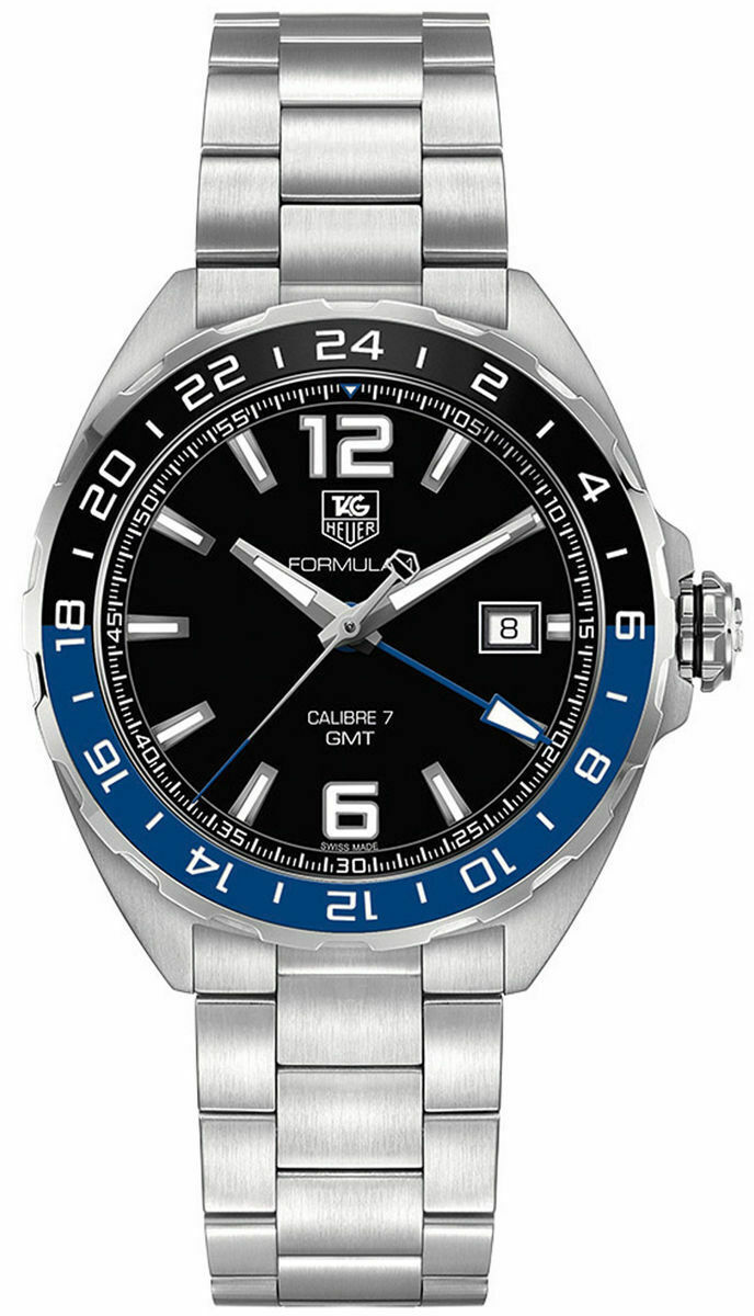 TAG HEUER FORMULA 1 WAZ211A.BA0875 AUTOMATIC CALIBRE 7 GMT BATMAN MENS WATCH