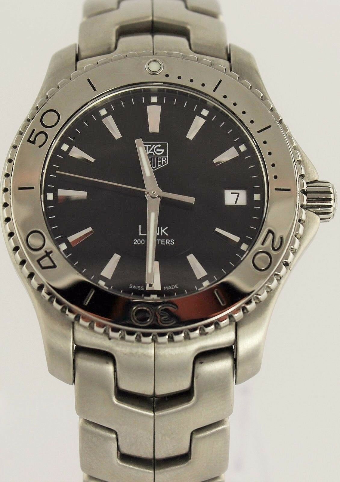 TAG HEUER LINK WJ1110.BA0570 SWISS QUARTZ STEEL MENS MINT  display picture 1