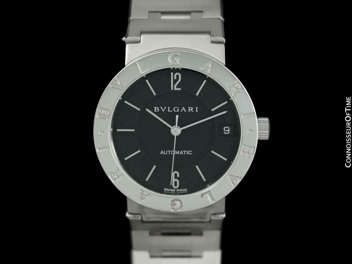BVLGARI BVLGARI (Bulgari) Mens SS Steel Watch, BB 33 SS Auto - Mint - Warranty