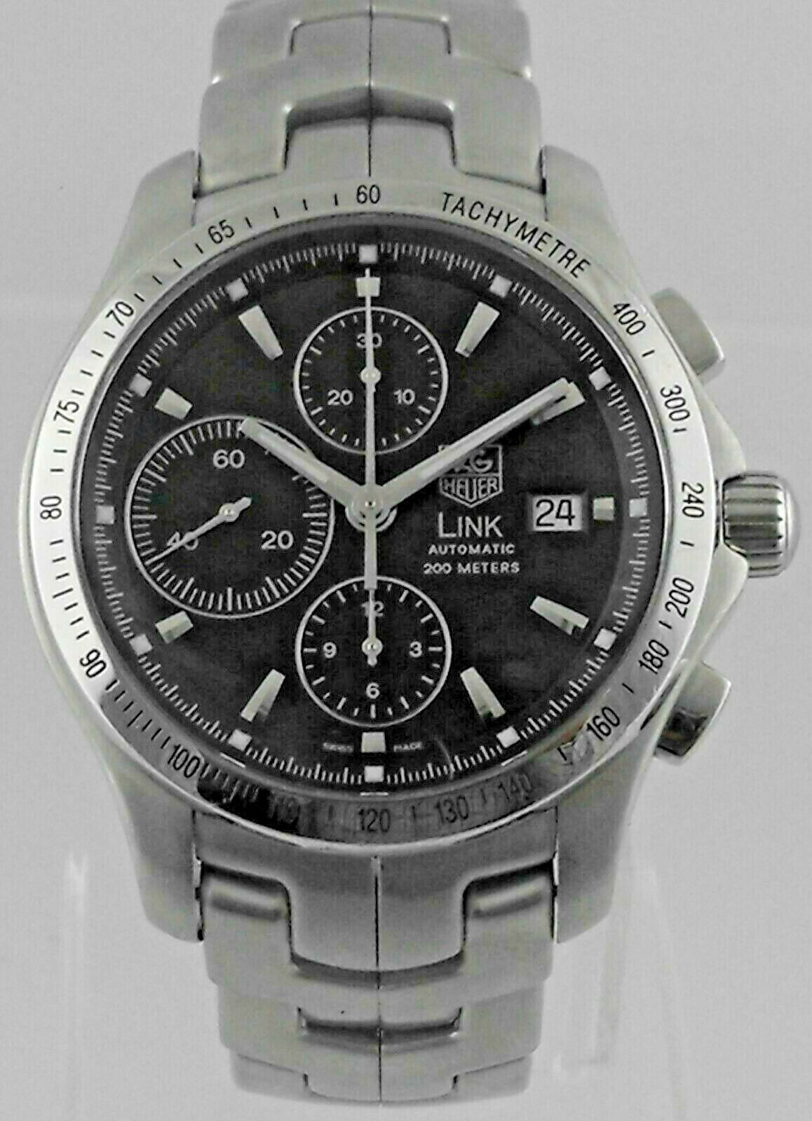 TAG HEUER LINK CJF2110.BA0594 CHRONOGRAPH AUTOMATIC EXHIBITION MENS LUXURY WATCH