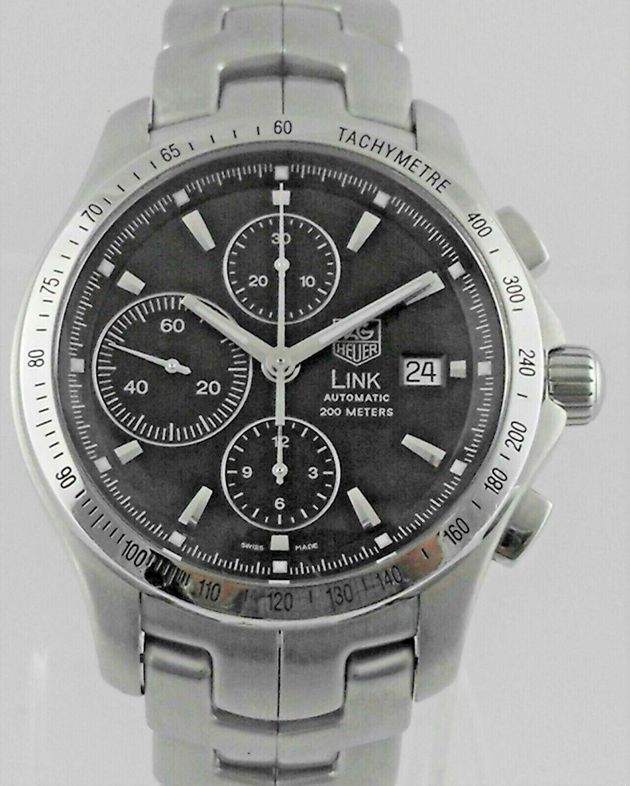 TAG HEUER LINK CJF2110.BA0594 CHRONOGRAPH AUTOMATIC EXHIBITION