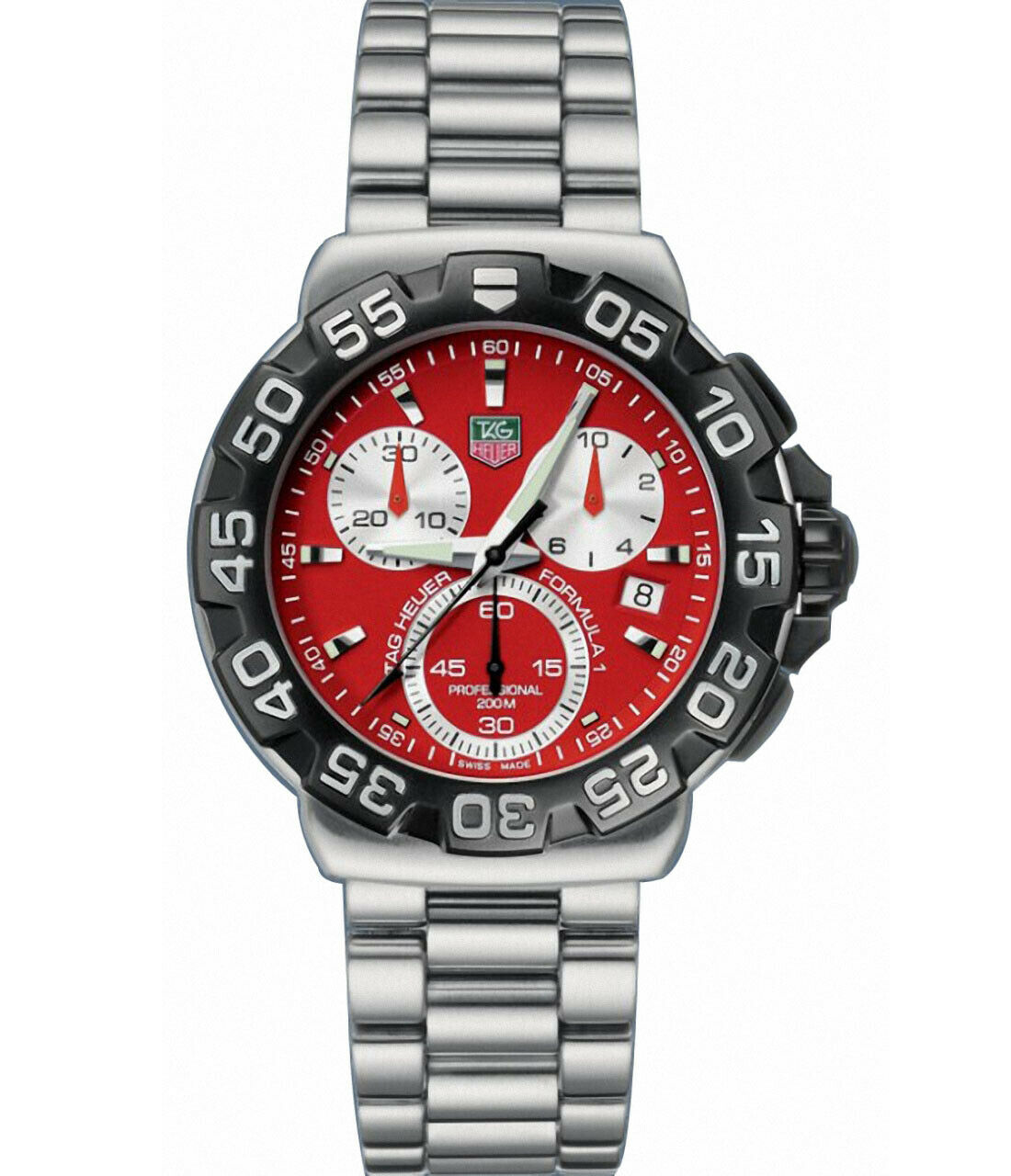 TAG HEUER FORMULA 1 CAH1112.BA0850 QUARTZ CHRONOGRAPH RED SWISS LUXURY WATCH