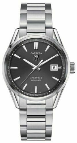 TAG HEUER CARRERA WAR211C.BA0782 MEN'S GRAY AUTOMATIC CAILBRE LUXURY WATCH
