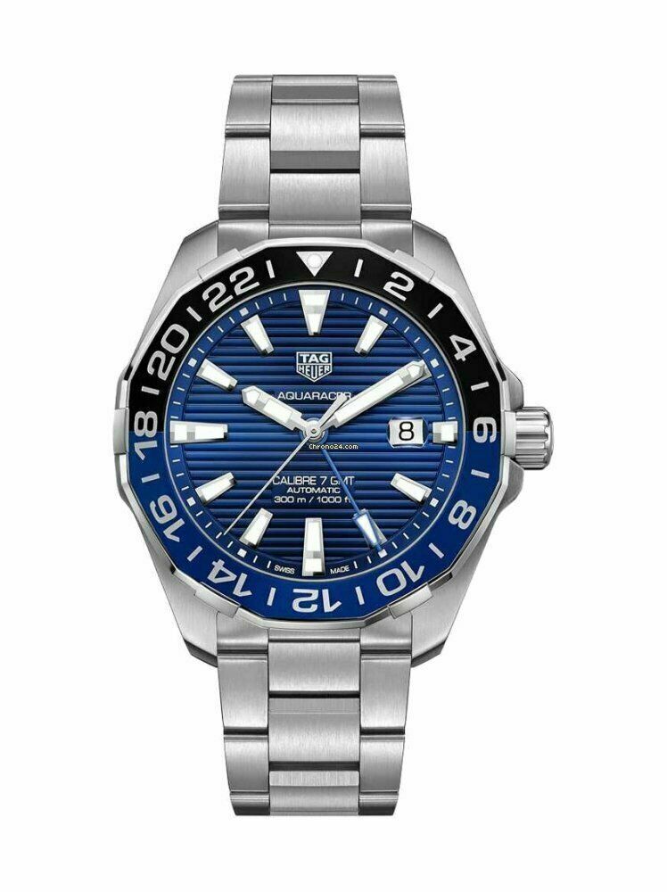 TAG HEUER AQUARACER WAY201T.BA0927 AUTOMATICGMT BATMAN BLUE LUXURY MEN WATCH