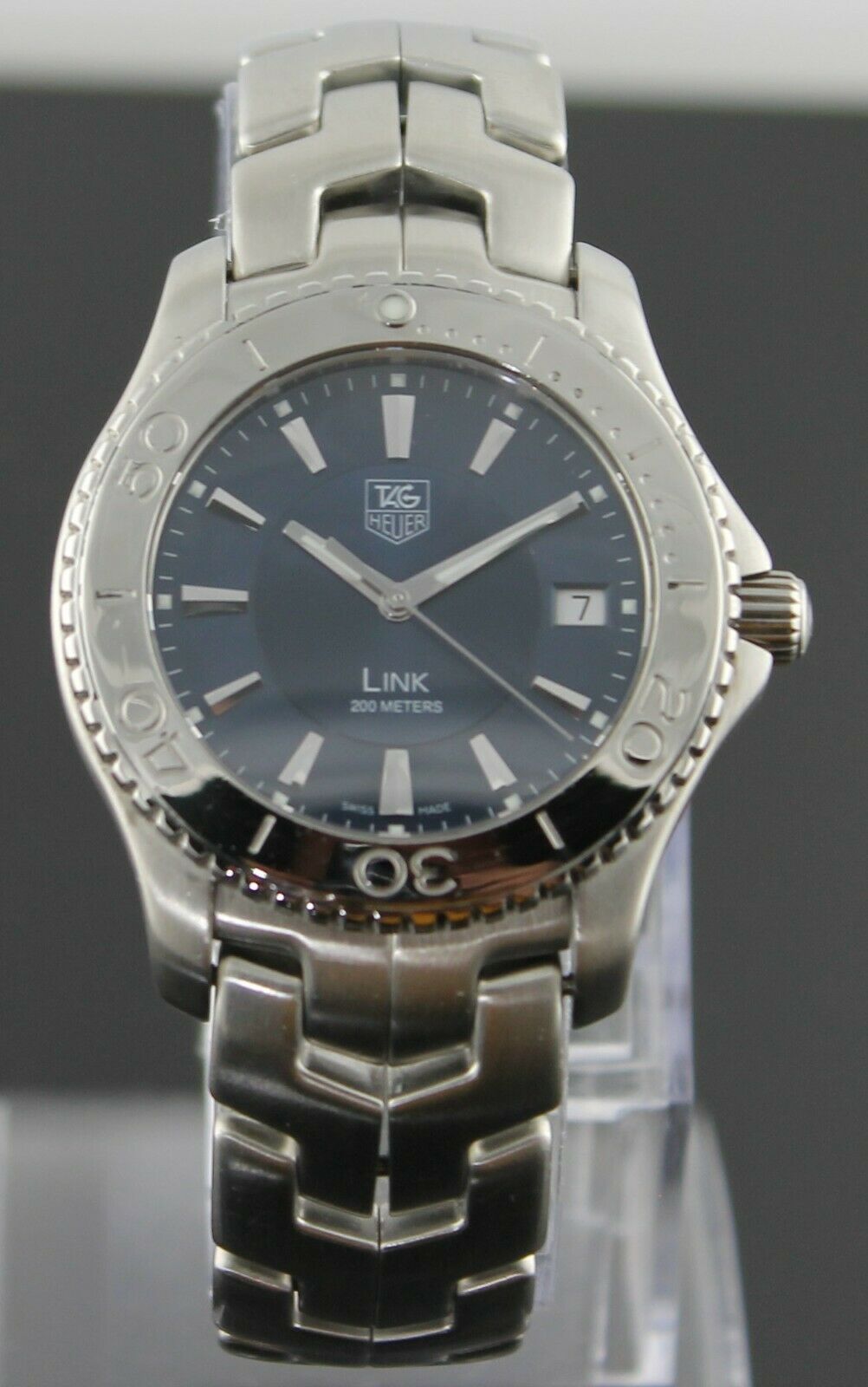 TAG HEUER LINK WJ1112.BA0570 SWISS QUARTZ STEEL MENS BLUE DIAL