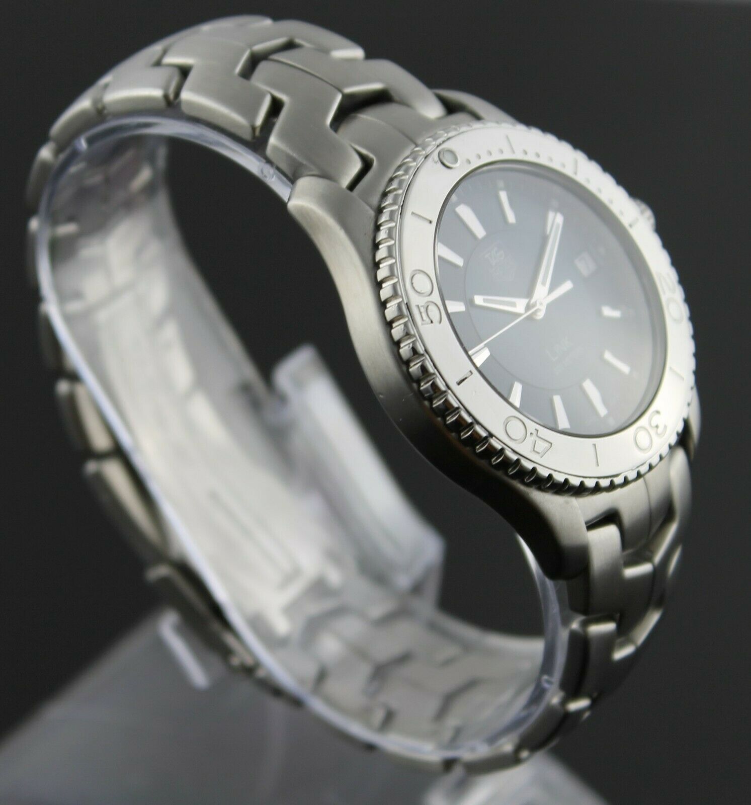 TAG HEUER LINK WJ1112.BA0570 SWISS QUARTZ STEEL MENS BLUE DIAL