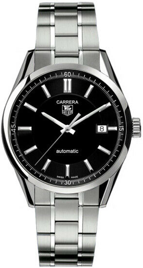 NEW OLD STOCK TAG HEUER CARRERA WV211B.BA0787 AUTOMATIC STEEL MENS LUXURY WATCH
